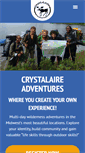 Mobile Screenshot of crystalaireadventures.com